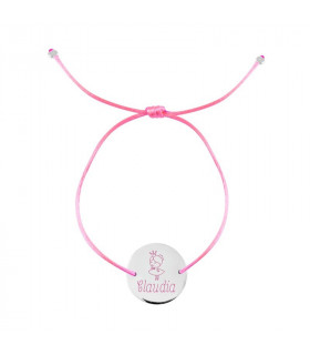 Pulsera personalizada de plata