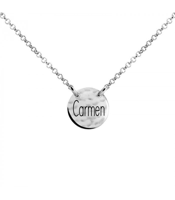 Silver slim choker | A personalized choker that will delight