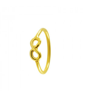 Golden infinity ring