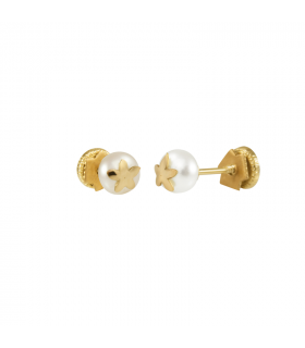 Gold earrings for babies