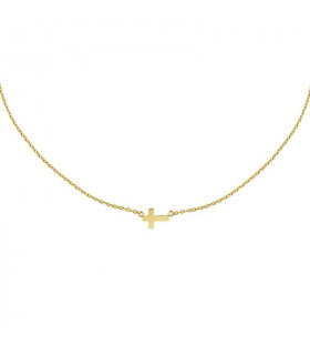 Gold Cross Choker