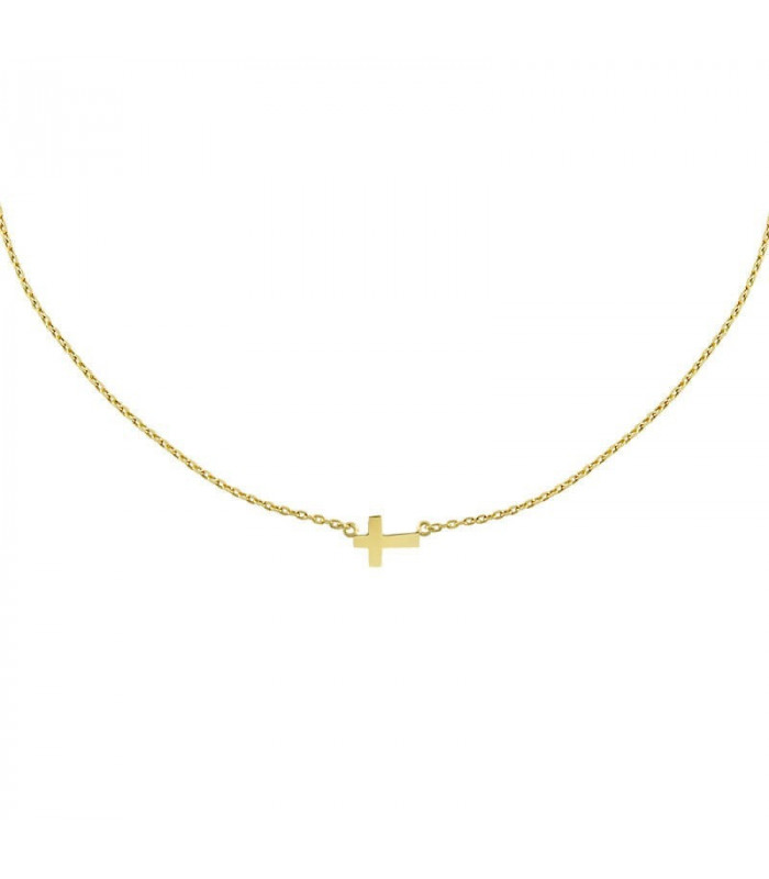 Gold Cross Choker