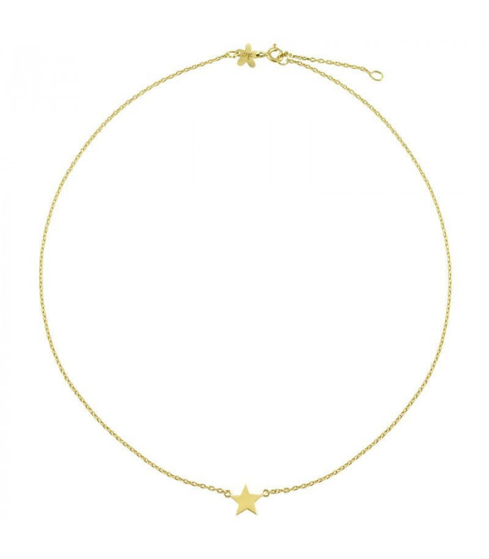 Gold star necklace