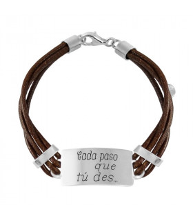 Personalized bracelet "every step you take .."