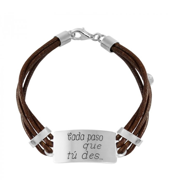 Pulsera personalizada " cada paso que tu des.."