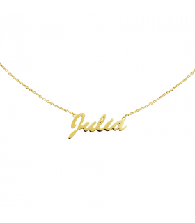 Name gold necklace