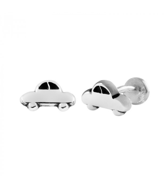 Silver car cufflinks. Cufflinks for road lovers