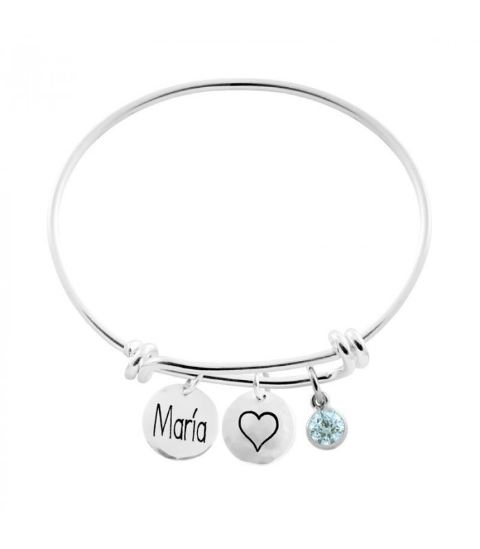 Pulsera medallas personalizadas con nombres