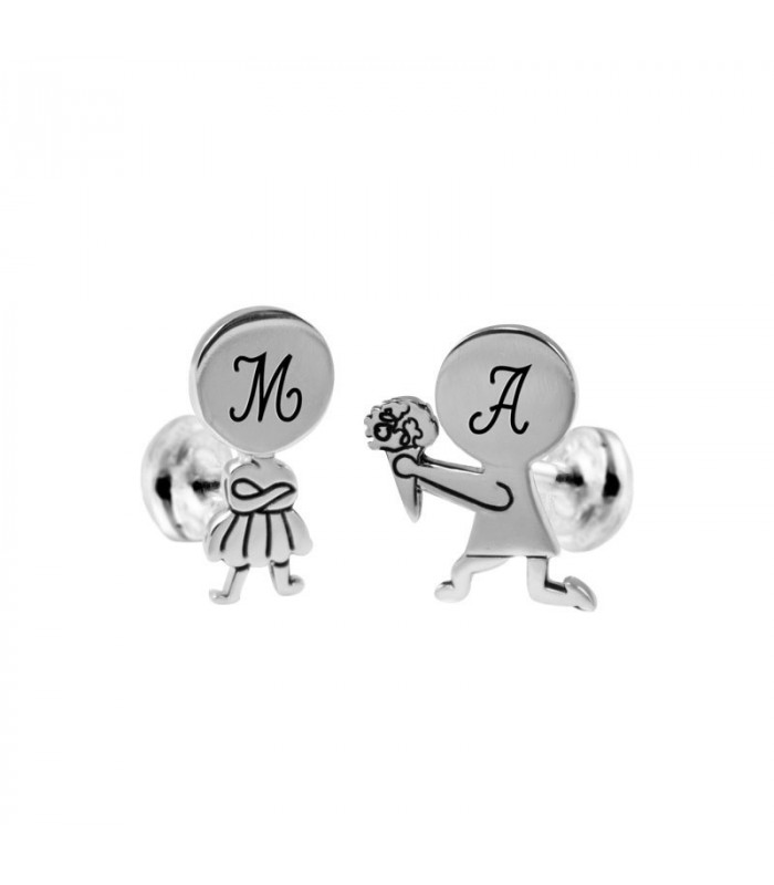 Wedding cufflinks with initials