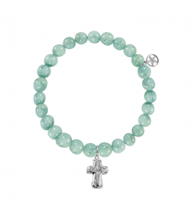 Bracelet cross asymmetrical Halo