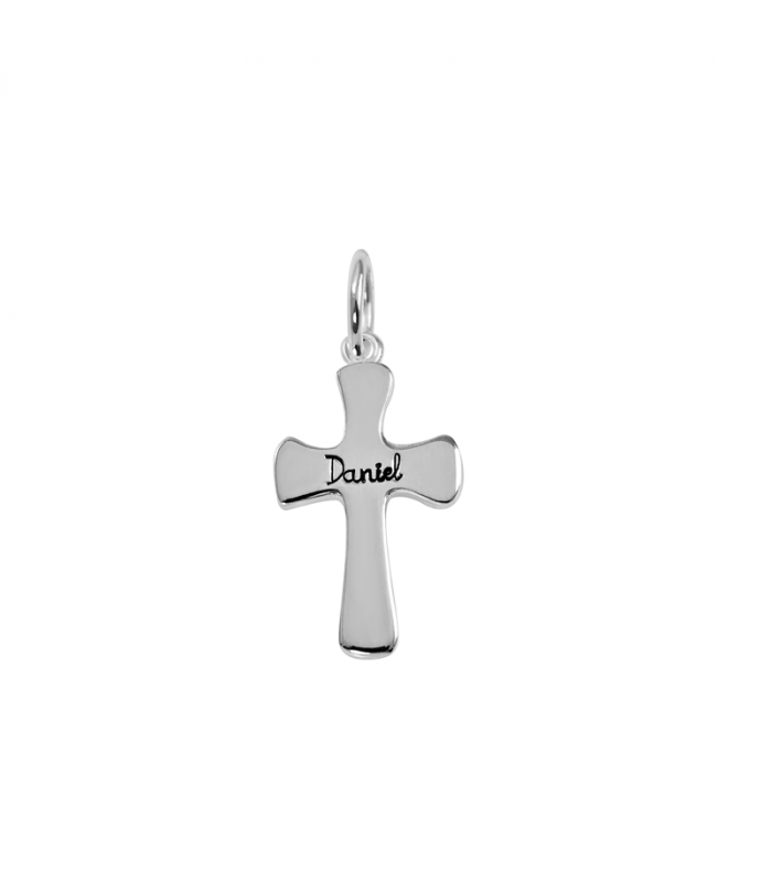 Cross pendant with name