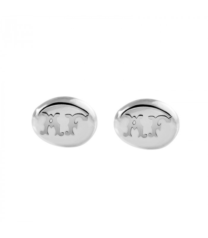 Personalized initial cufflinks