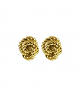 Golden rope earrings