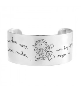 Custom Bracelet silver for teachers