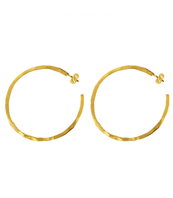 Pendientes aros dorados