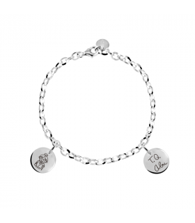 Pulsera Abuela Medallas Personalizadas