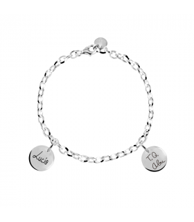 Pulsera Abuela Medallas Personalizadas