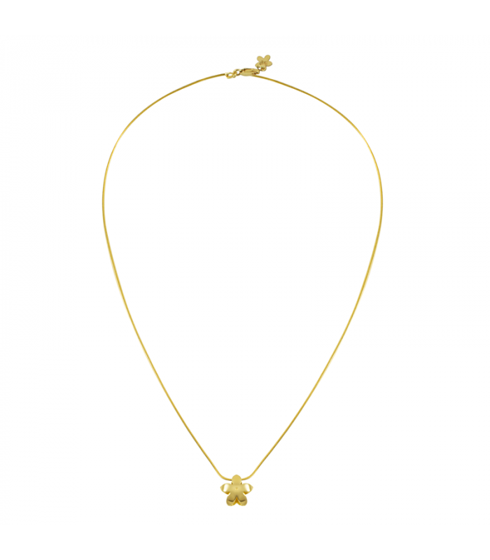 Gold jasmine necklace