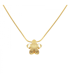 Gold jasmine pendant