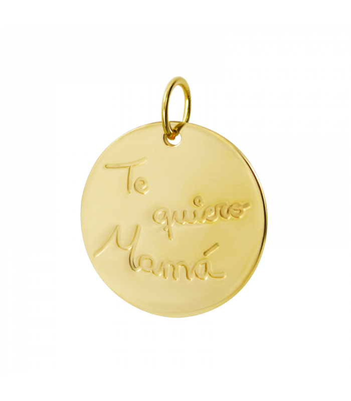 Colgante personalizado oro