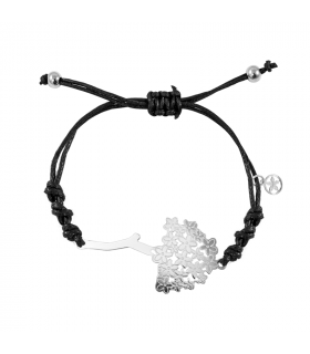 Pulsera biznaga plata