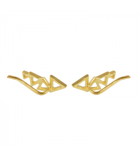 Rear triangle earrings