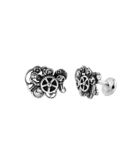 Silver cufflinks Steam