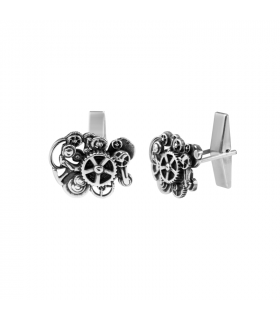 Silver cufflinks Steam