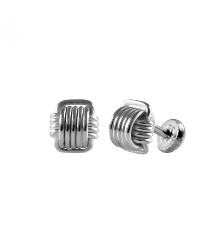 Cufflinks silver knots