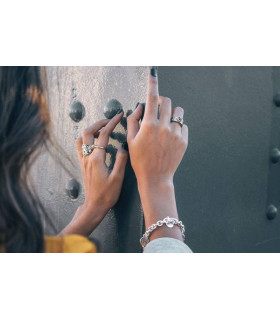 Anillo flores para mujeres