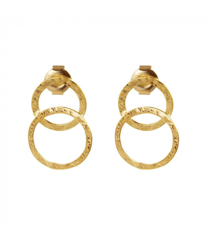 Essential double martelé earring 1