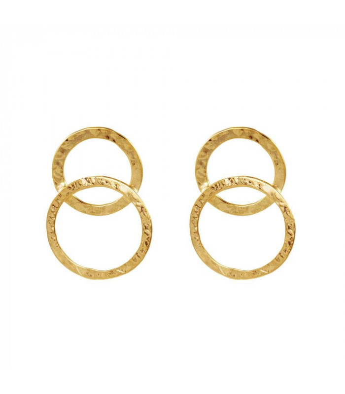 Essential double martelé earring 1