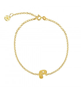 Pulsera de oro personalizada