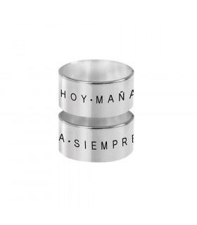 Anillo de plata personalizado