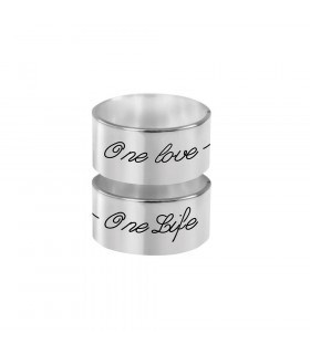 ➤ Anillos Deseo personalizado de 10 mm en plata de ley