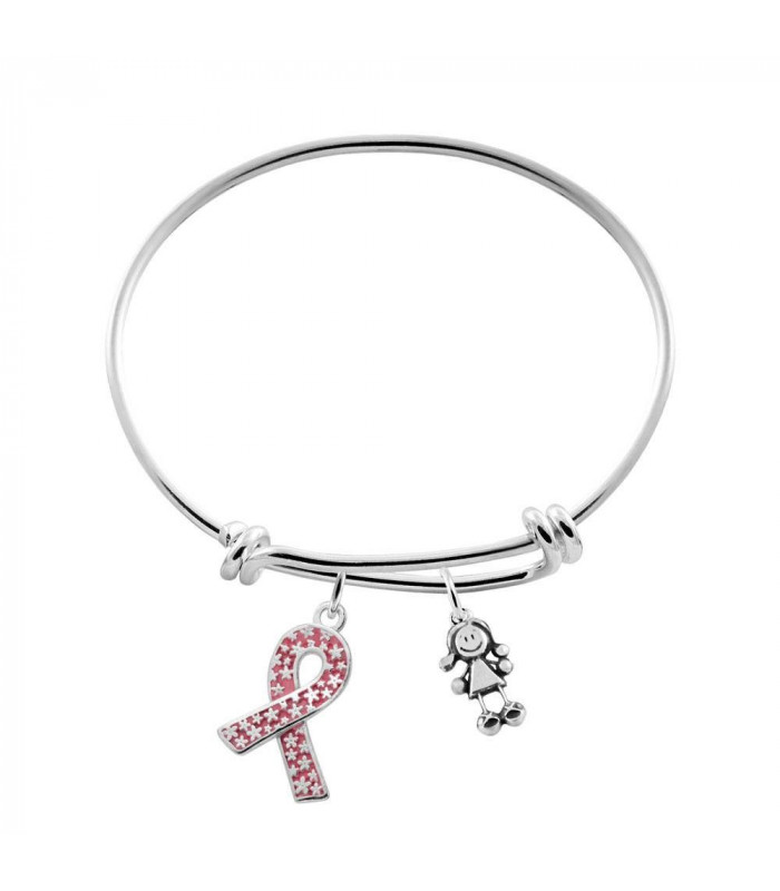 Pulsera Lazo grande contra el cáncer Asamma