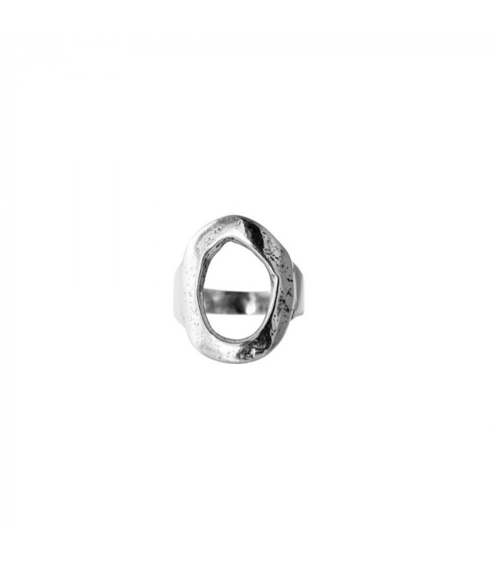 Anillo Plata circulo