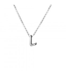 Personalized letter L pendant