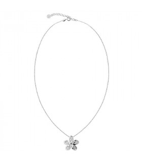 Openwork jasmine silver choker