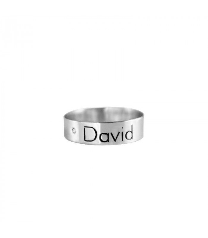 Anillo personalizado nombre