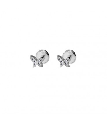 Pendientes mariposa en plata