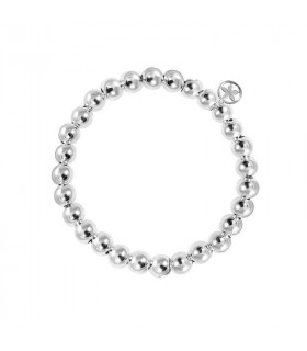 Pulsera bolas de plata