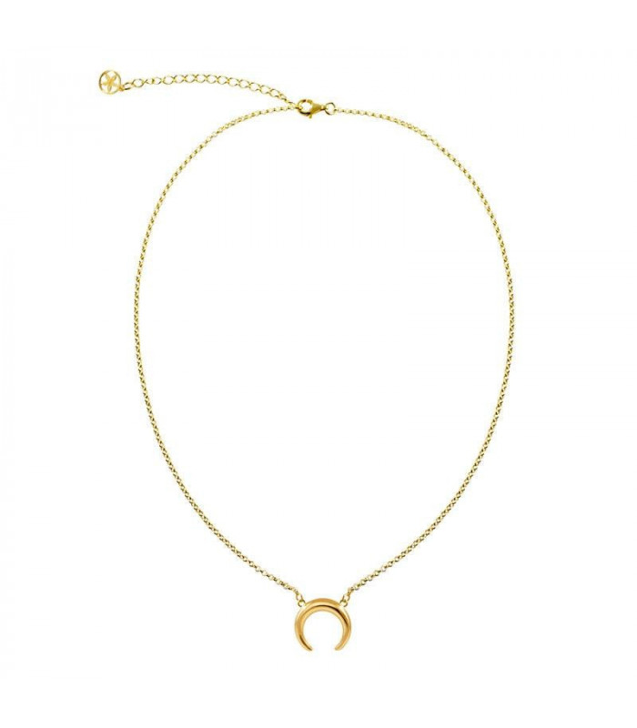 Moon necklace in gold