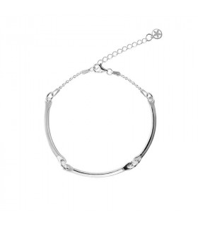 Silver rectangle bracelet