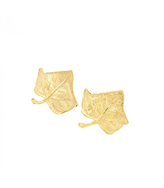 Golden leaves earrings