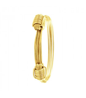 Pulsera nudos de oro