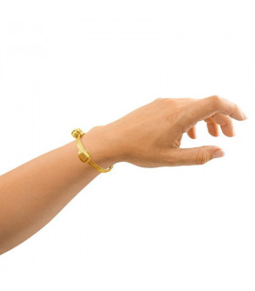 Pulsera de nudos oro para mujer