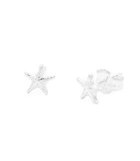 Silver Starfish earring