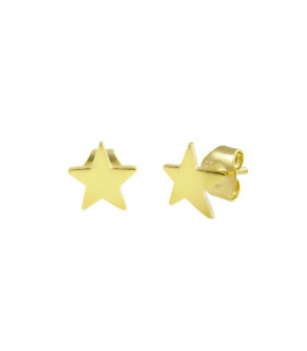 Gold star earrings