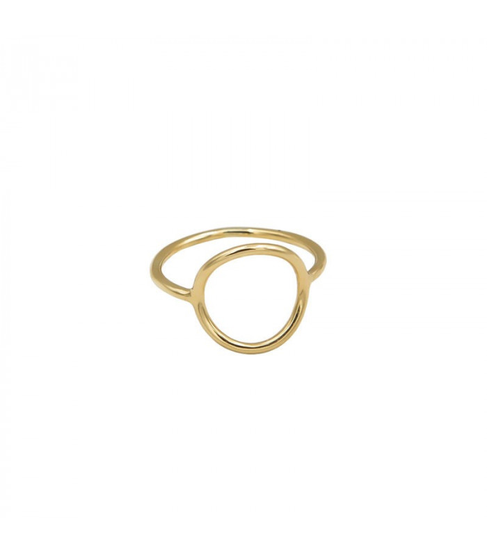 Golden Diabolo ring